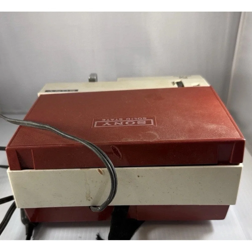 Sony O Matic Solid State TC-123 Reel to Reel Vintage WithPlayable Recorded Tape!